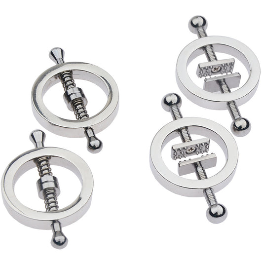 Unisex Household Correction Top Plate Spring Nipple Clamp