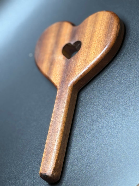 Cedar Heart - BDSM Paddle