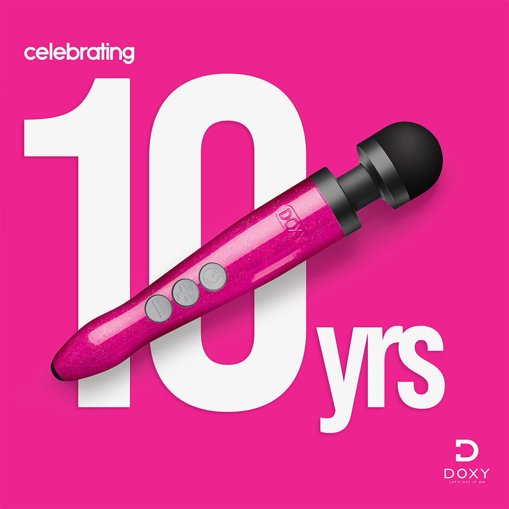 Doxy Die Cast 3R Rechargeable
 - Breast Cancer Awareness Edition - Hot Pink