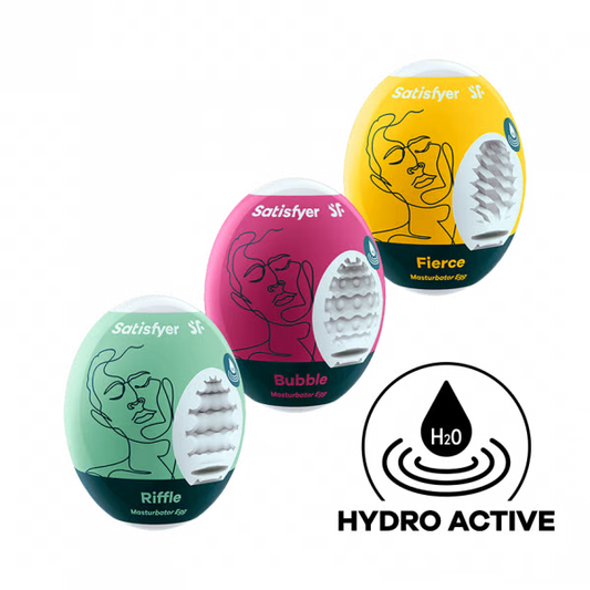 Masturbator Egg 3er Set (Riffle, Bubble, Fierce) Assorted